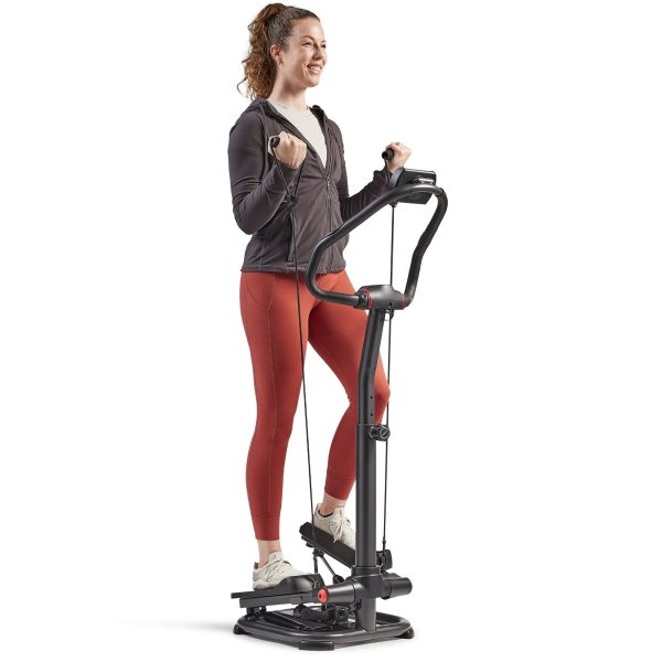 Sunny Health & Fitness Duo Function Premium Heavy Duty 330 LB Capacity Power Stepper with Resistance Bands, Space-Saving Low Impact Peddle w SunnyFit® App Enhanced Connectivity - SF-S021055… - Image 7